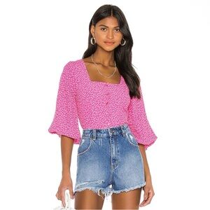 ROXANNE MINI TULIPS BLOUSE